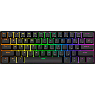 ROYAL KLUDGE RK61 Black Gaming Keyboard Red switch