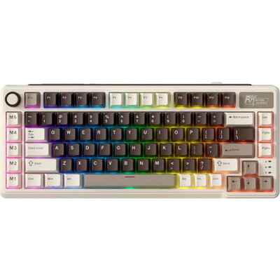 ROYAL KLUDGE RK L75 Mocha Grey Gaming Keyboard Cream switch