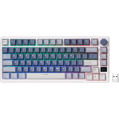ROYAL KLUDGE RK-M75 Ocean Blue Gaming Keyboard K Sliver switch