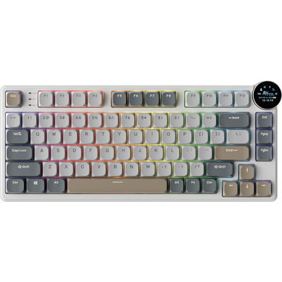 ROYAL KLUDGE RK N80 Pearly Dawn Gaming Keyboard Red switch