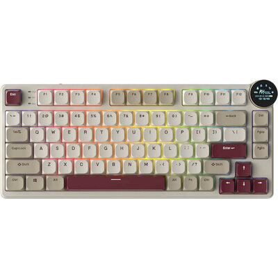 ROYAL KLUDGE RK N80 Rosy Clouds Gaming Keyboard Red switch