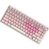 ROYAL KLUDGE R75 Pink Melody Gaming Keyboard Cream switch