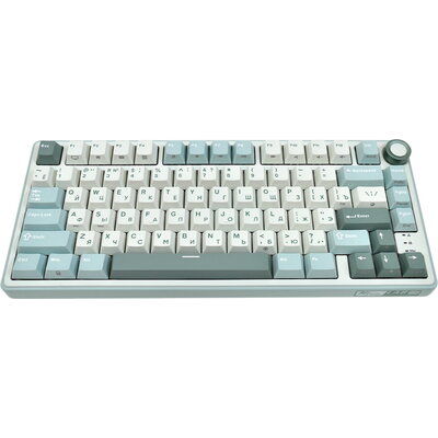 ROYAL KLUDGE R75 Sky Cyan Gaming Keyboard K silver switch