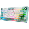 ROYAL KLUDGE R75 Sky Cyan Gaming Keyboard K silver switch