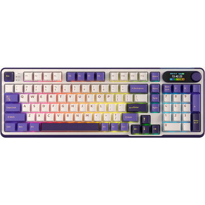 ROYAL KLUDGE RK-S98 Blackberry Mousse Gaming Keyboard Chartreuse switch