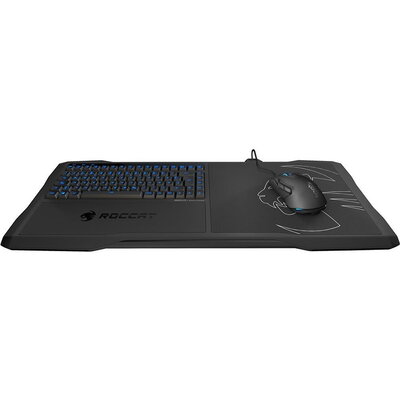 ROCCAT Sova MK, Mechanical Gaming Lapboard,Brown Switch, UK Layout,Easy-Shift[+] with 28-key EasyZone,2×USB 2.0 ports,ROCCAT Tal