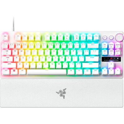 RAZER Huntsman V3 Pro Tenkeyless Gaming Keyboard - White - US Layout