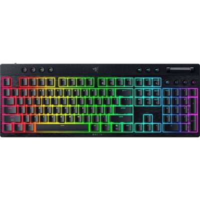 Razer BlackWidow V4 Low-profile HyperSpeed (Green Switch) - US Layout - Gaming Keyboard