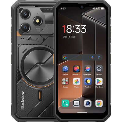 Blackview FORT100 LTE 6.56-inch HD+ 1612x720 90Hz 8+128GB MT Helio G81 Octa-Core 2.0GHz 13MP Front 16MP Rear NFC MIL-STD-810H 50
