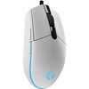 Геймърска мишка Logitech G102 LightSync, RGB, Оптична, Жична, USB, Бяла