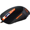 Wired Gaming Mouse with 6 programmable buttons, Pixart optical sensor, 4 levels of DPI and up to 3200, 5 million times key life,