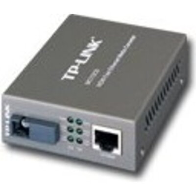 Media Filter TP-Link MC112CS, 1 x 100M SC port, 1 x 100M RJ45 port (Auto MDI/MDIX), 1310nm Tx/1550nm Rx, Half/Full-Duplex transf