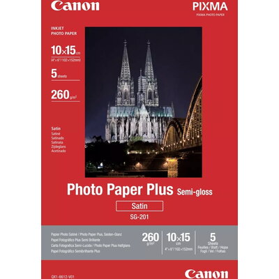 Хартия Canon SG-201 10x15cm, 5 sheets