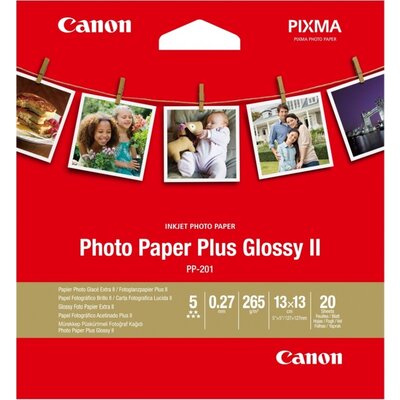 Хартия Canon Plus Glossy II PP-201, 5x5