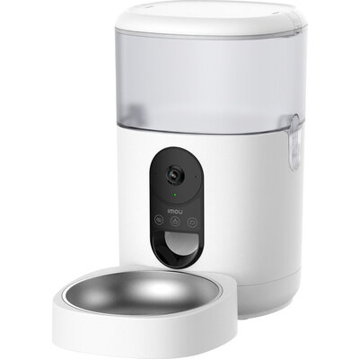 Imou Smart Pet Feeder, 360 panoramic view, 2.5K HD image, smart dispensing, pet and eating detection, built-in mic and speaker, 