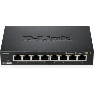 Комутатор D-Link 8-Port Gigabit Ethernet Metal Housing Unmanaged Switch