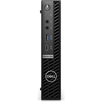 Настолен компютър Dell OptiPlex 7000 MFF, Intel Core i5-12500T (6 Cores/18MB/2.0GHz to 4.4GHz), 8GB (1x8GB) DDR5, 256GB SSD PCIe Настолен компютър Dell OptiPlex 7000 MFF, Intel Core i5-12500T (6 Cores/18MB/2.0GHz to 4.4GHz), 8GB (1x8GB) DDR5, 256GB SSD PCIe