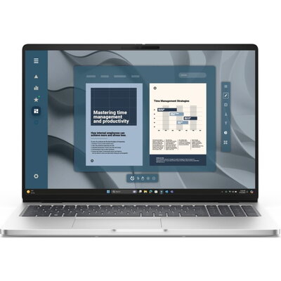 Лаптоп Dell Pro 16 PC16255 - AMD Ryzen AI 7 350, 16" Touch FHD+, 32GB DDR5, 512GB SSD, Windows 11 Pro
