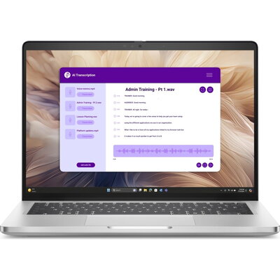Лаптоп Dell Pro 14 Plus PB14250, Intel Ultra 5 236V vPro (40 TOPS NPU, 8 cores, up to 4.7 GHz), 14, FHD+, 300 nit, 45% NTSC, AG,