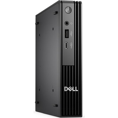 Настолен компютър Dell Pro Micro QCM1250, Intel Core Ultra 7 265T (13 TOPS NPU, 20cores, up to 5.3GHz), 16 GB: 1 x 16 GB, DDR5, 