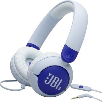 Слушалки JBL JR320 Wired on-ear kids headphones, Blue