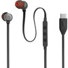 Слушалки JBL T310C BLK USB-C In-ear headphones