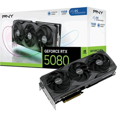 Видео карта PNY GeForce RTX 5080 16GB Triple Fan OC