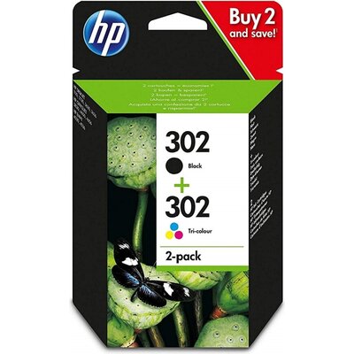 Консуматив HP 302 2-pack Black/Tri-color Original Ink Cartridges