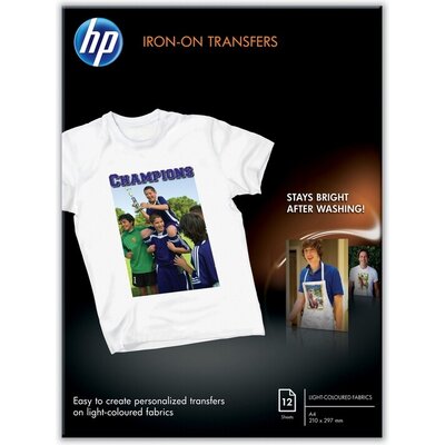 Хартия HP Iron-on Transfers-12 sht/A4/210 x 297 mm