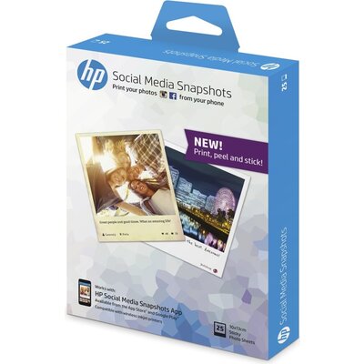 Хартия HP Social Media Snapshots, 25 sheets, 10x13cm