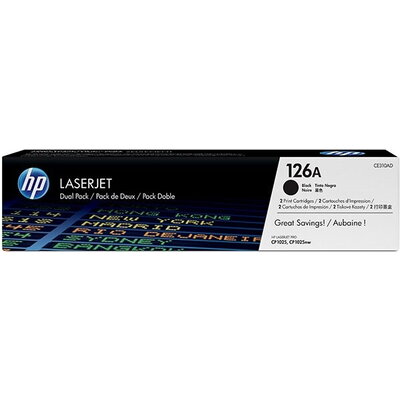 Консуматив HP 126A Black Dual Pack LaserJet Toner Cartridges