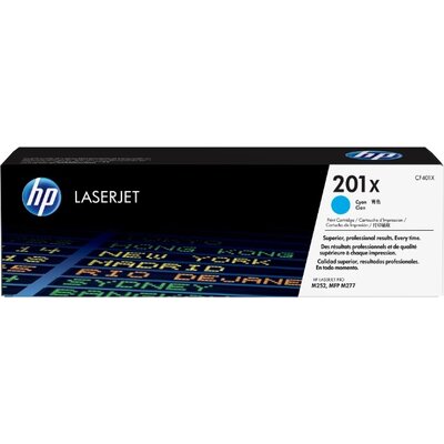 Консуматив HP 201X High Capacity Cyan Original LaserJet Toner Cartridge (CF401X)