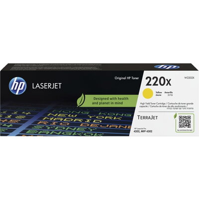 Консуматив HP 220X Yellow Original LaserJet Toner Cartridge