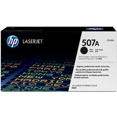 Консуматив HP 507A Black LaserJet Toner Cartridge