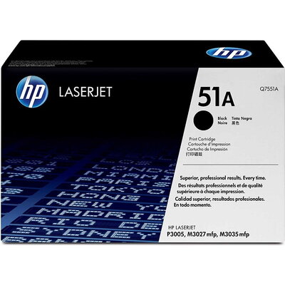 Консуматив HP 51A Black LaserJet Toner Cartridge