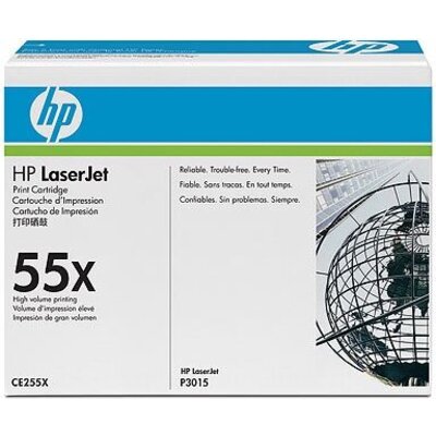 Консуматив HP 55X Black LaserJet Toner Cartridge