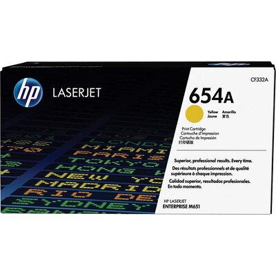 Консуматив HP 654A Yellow Original LaserJet Toner Cartridge