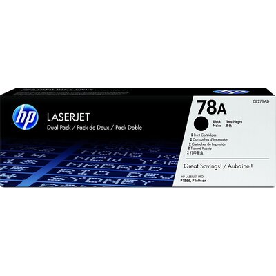 Консуматив HP 78A Black Dual Pack LaserJet Toner Cartridges