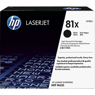 Консуматив HP 81X High Yield Black Original LaserJet Toner Cartridge