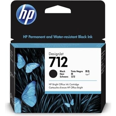 Консуматив HP 712 80ml Black Ink Cartridge