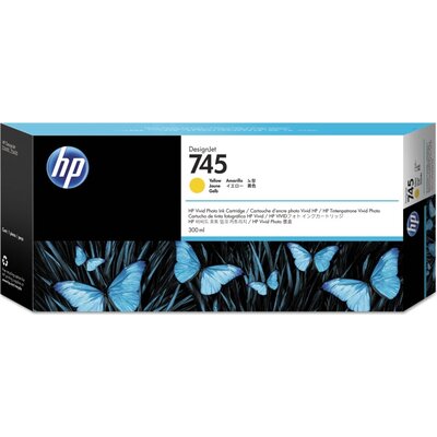 Консуматив HP 745 300-ml Yellow Ink Cartridge