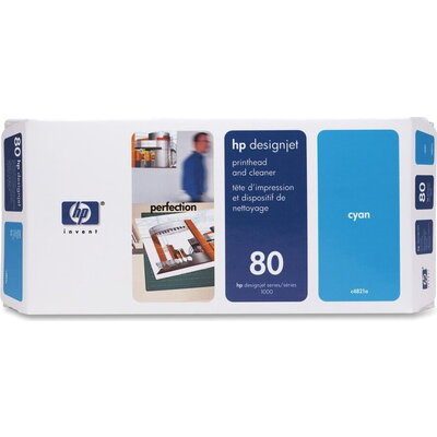 Консуматив HP 80 Cyan Printhead and Printhead Cleaner