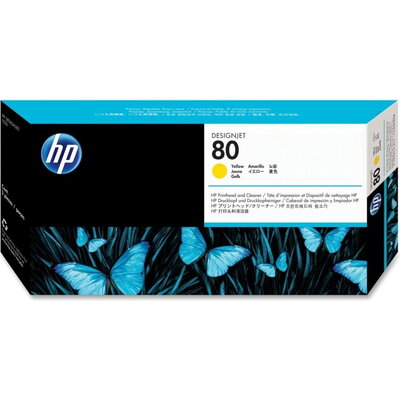 Консуматив HP 80 Yellow Printhead and Printhead Cleaner