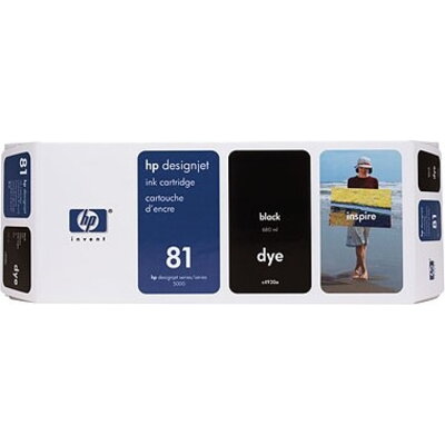 Консуматив HP 81 680-ml Black Dye Ink Cartridge