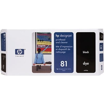Консуматив HP 81 Black Dye Printhead and Printhead Cleaner