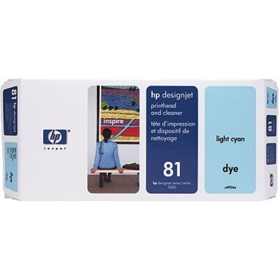Консуматив HP 81 Light Cyan Dye Printhead and Printhead Cleaner