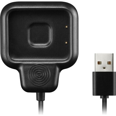 Smartwatch charging kit, USB 2.0 cable, Black, length: 22cm, diameter: 3mm, 16g