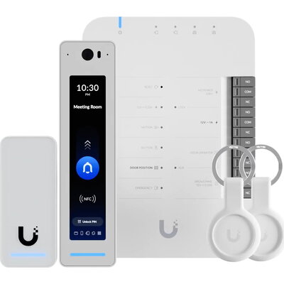 Ubiquity UA-G3-SK-Pro Starter kit that provides complete entry and exit control for a single door with two readers and Apple Tou Ubiquity UA-G3-SK-Pro Starter kit that provides complete entry and exit control for a single door with two readers and Apple Tou