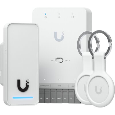 Ubiquity UA-G3-SK all-in-one kit for UniFi Access, designed to manage a single door with one reader. Supports seamless setup and