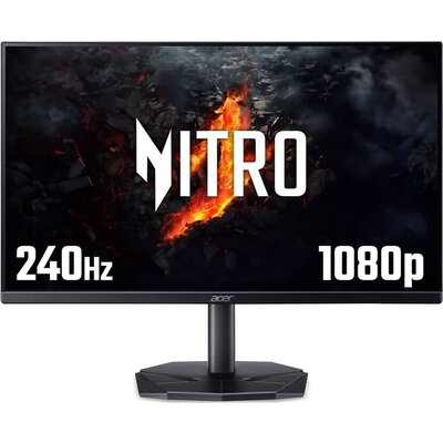 Монитор Acer Nitro KG240YW3bmiipx, 23.8'', FHD (1920X1080) IPS, ZeroFrame, FreeSync Premium 240Hz, 1ms/0.5ms GTG, 100M:1, 250nit